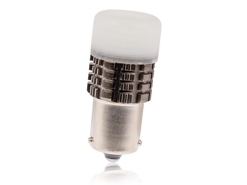 AUTOLINE – LED spuldze BAU15s (PY21W), dzeltena, 6,6 W, 280/2400 lm, 12/24 V, 2 gab.