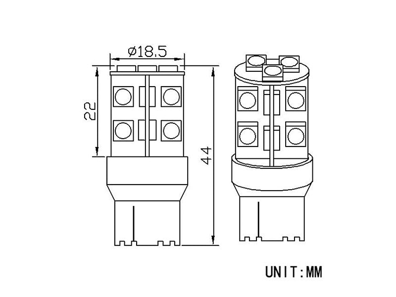 0.7W(80/140Lm) 12/24V AUTOLINE LED autolambid 2gb, T10, W2.1x9.5d, 170 mA @12V, jahe valge valgus 6000K