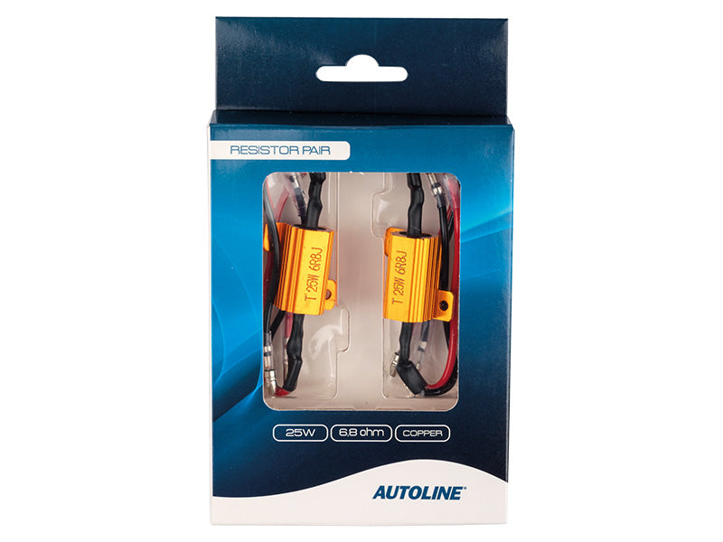 AUTOLINE Resistor pair, 12-24V, 25W