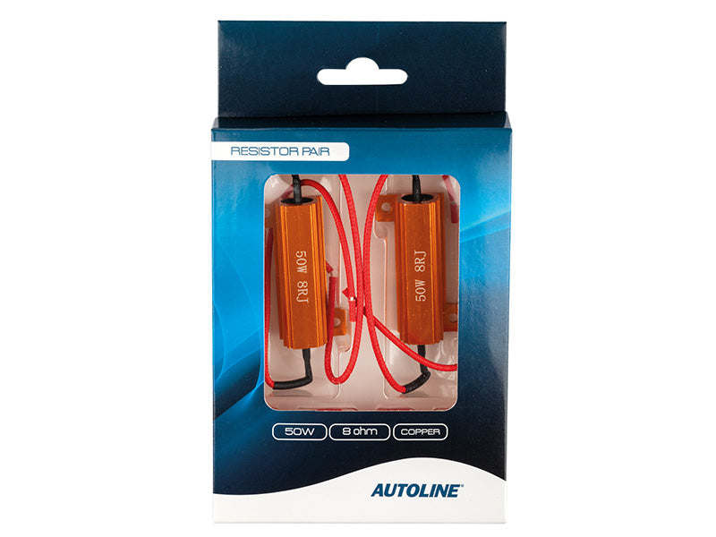AUTOLINE Rezistoru pāris, 12-24V, 50W, 8 Ω