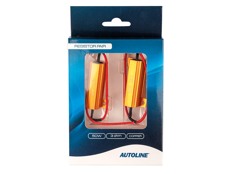 AUTOLINE Rezistoru pāris, 12-24V, 50W, 3 Ω