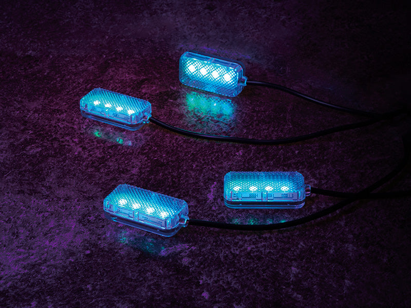 LED RGB interjera apgaismojuma komplekts