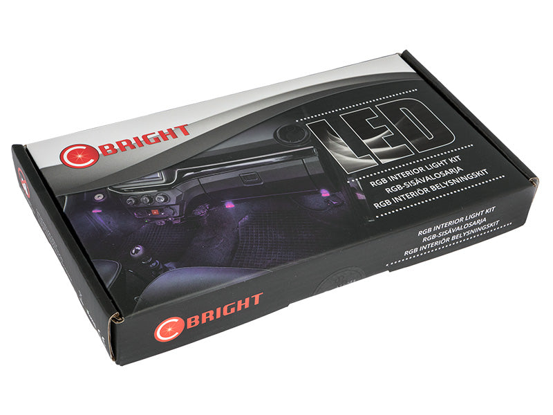 LED RGB interjera apgaismojuma komplekts