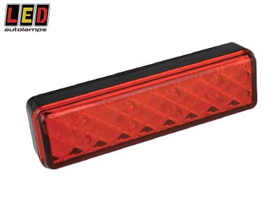 12-24V LED AUTOLAMPSLED rear fog lamp, 135x38x24mm