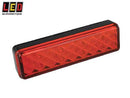 12-24V LED AUTOLAMPSLED rear fog lamp, 135x38x24mm