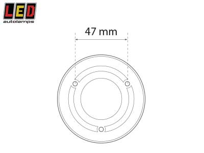 12V LED interior light, ø79x14mm