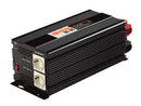 2500W 230VAC/12V INTELLIGENT auto inverters, max. Power consumption 250A, 2x230AC box. Transient power handling capacity 5000W, inrush current <0.7A, 6.9kg, 360x169x152mm