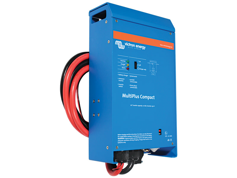 Инвертор/зарядное устройство Victron MultiPlus Compact 800 ВА, 230 В / 12 В, 700 Вт, зарядное устройство для аккумуляторов на 35 А, инвертор с чистой синусоидальной волной, IP21