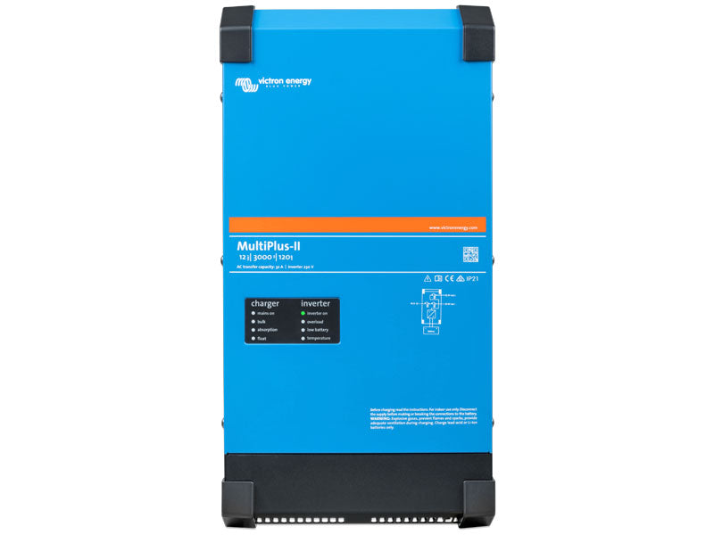 Инвертор/зарядное устройство VEVOR MultiPlus II 230 В 12 В 3000 Вт с системой ESS, инвертор с чистой синусоидальной волной, зарядное устройство для аккумуляторов на 120 А, IP22, предназначен для солнечных и автономных систем