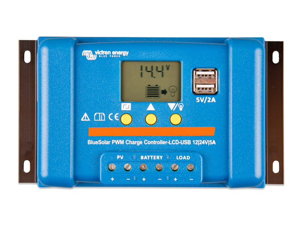 Victron Energy Saules uzlādes kontrolieris ar PWM tehnoloģiju 12/24V 5A IP20