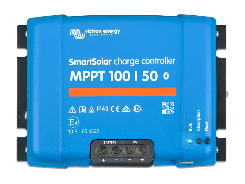 SmartSolar MPPT 100/50 Solar Charge Controller, 12/24 V, 50 A