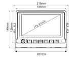 11-32V Rear-view mirror monitor 7"