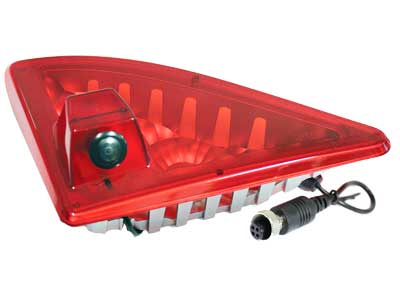 12V tagumine kaamera koos piduritulega Nissan NV400, Opel Movano, Renault Master 2010-2016, 195.5x126.6mm