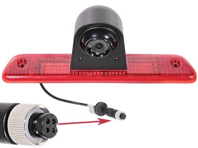 12V Камера тормозного света Citroen Jumpy, Peugeot Expert, Toyota Proace, 272x169mmx45mm