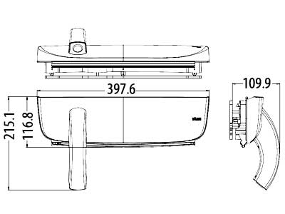 12V Bremžu gaismas kamera Ford Transit Connect 2014-2017