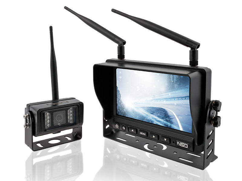 Wireless Rear View Camera Kit for Tech, 12/24V NSD 7" Full HD 1080P, operating voltage: 11-32V DC