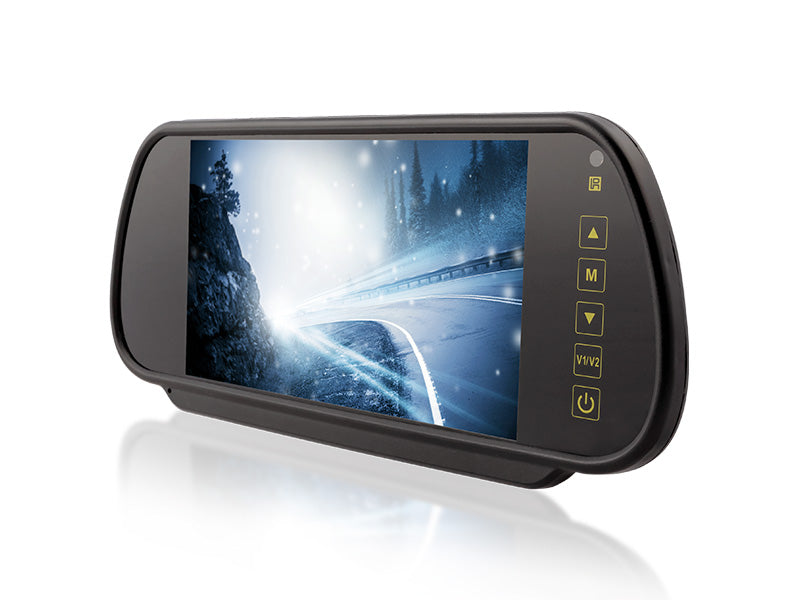 NSD 17,8 cm atpakaļskata kameras monitors ar 2 AHD ieejām, 1024 × 600, 11–32 V, 1705-00149