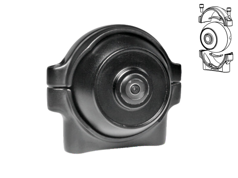 Regulējama Full HD AHD atpakaļskata kamera ar 130° skata leņķi, Starlight nakts redzamību, 12 V, 4 kontaktu savienojumu un IP69K