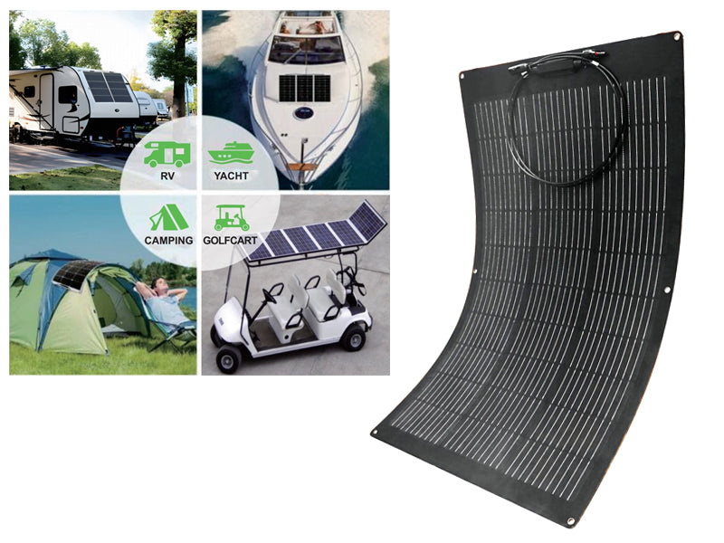 WOIMA Elastīgais saules panelis 200 W, monokristālisks (17,1 V / 11,7 A)