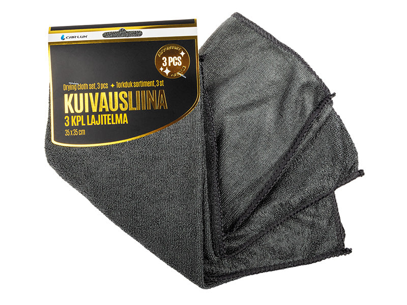 Набор сухих салфеток Car Lux, 3 шт,