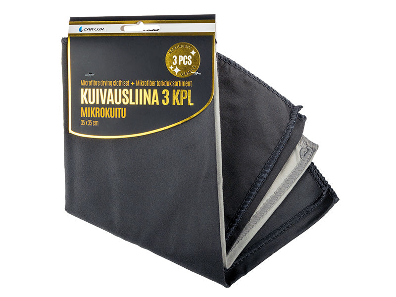 Microfibre drying cloths, 3pcs