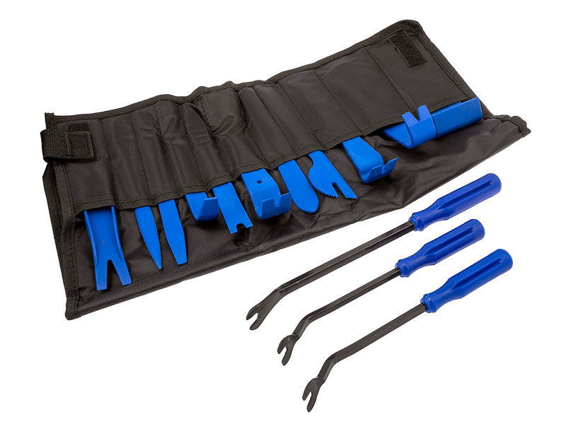 Apdares noņemšanas instrumenti polsterētā uzglabāšanas somā