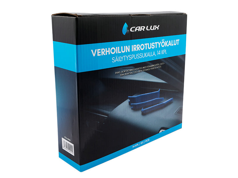 Apdares noņemšanas instrumenti polsterētā uzglabāšanas somā