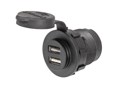USB dubultā uzlādes ligzda 12/24 V IP65