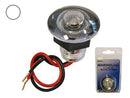 LED signālgaisma 12 V, caurspīdīga, ūdensizturīga, Ø38 mm