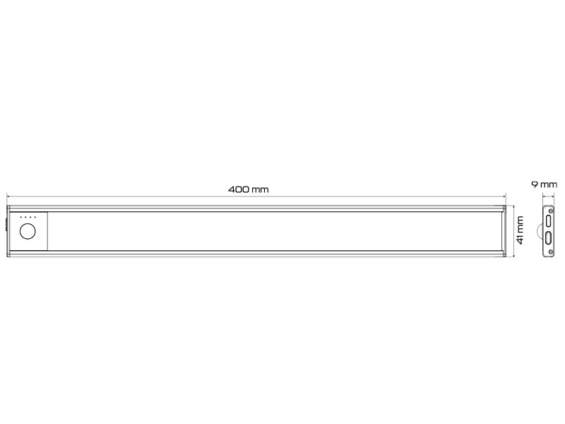 Laetav 71xLED auto sisevalgus liikumisanduriga, USB-C port 5V 1A laadimine, aku mahtuvus 1500mAh