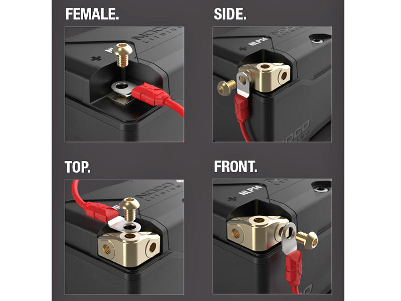 12V NOCO Lithium Powersport 600A 7Ah aku starter, IP66, 2.29 kg, 175.00 x 87.00 x 130.00 mm.