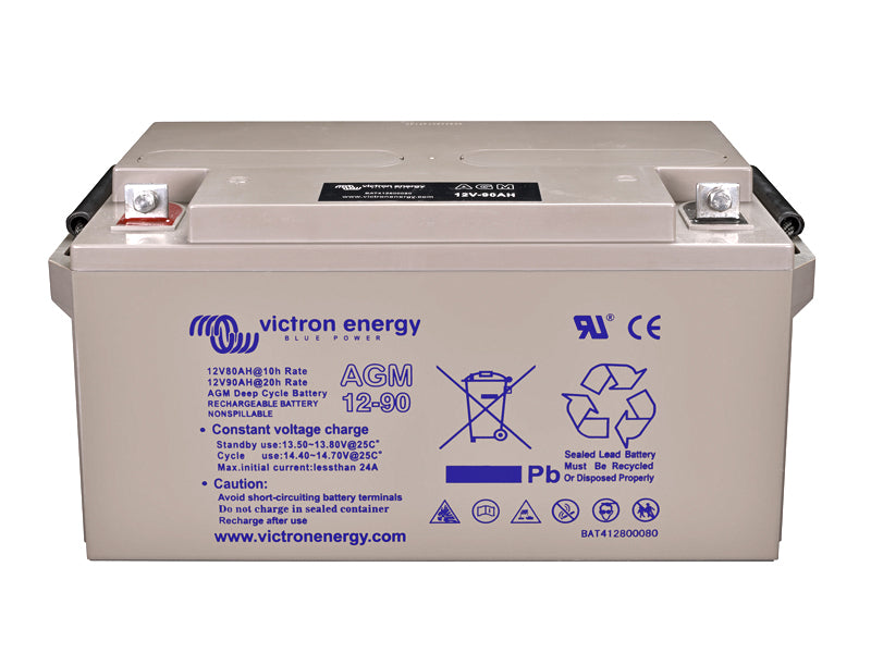 Victron Energy dziļā izlādes AGM akumulators 90 Ah