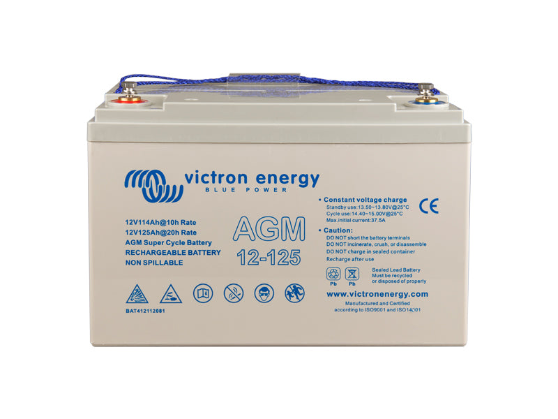 VICTRON ENERGY Super Cycle AGM akumulators 125 Ah 12V 550A