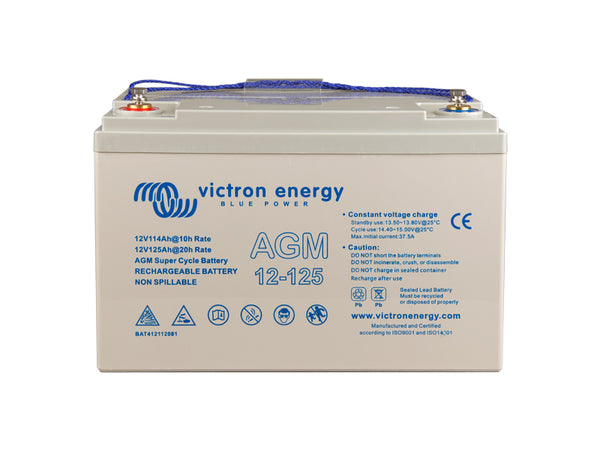 VICTRON ENERGY Super Cycle AGM akumulators 125 Ah 12V 550A