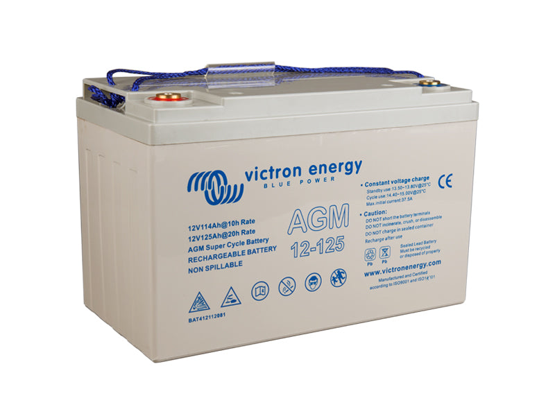 VICTRON ENERGY Super Cycle AGM akumulators 125 Ah 12V 550A
