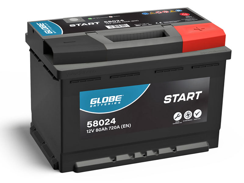 GLOBE Start SMF 76Ah autoaku 19,05 kg
