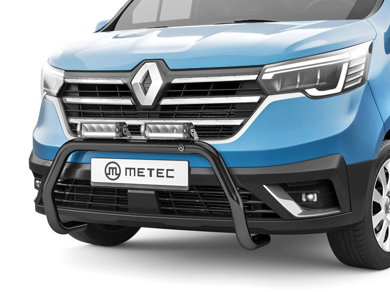 METEC Priekšējais aizsargstienis EUROBAR Renault Trafic no 2022. gada, melns, 60 mm
