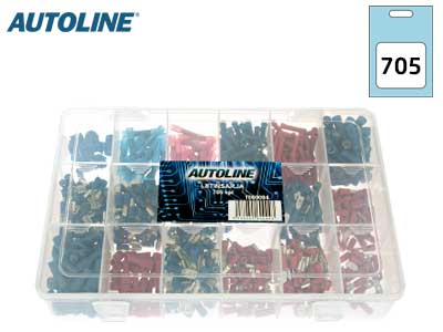 AUTOLINE Cable clamp assortment 705pcs