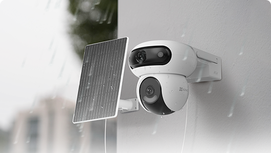 EZVIZ HB90x - 4G + WIFI Dual-Lens All-Day Recording  kamera + 8W saules panelis