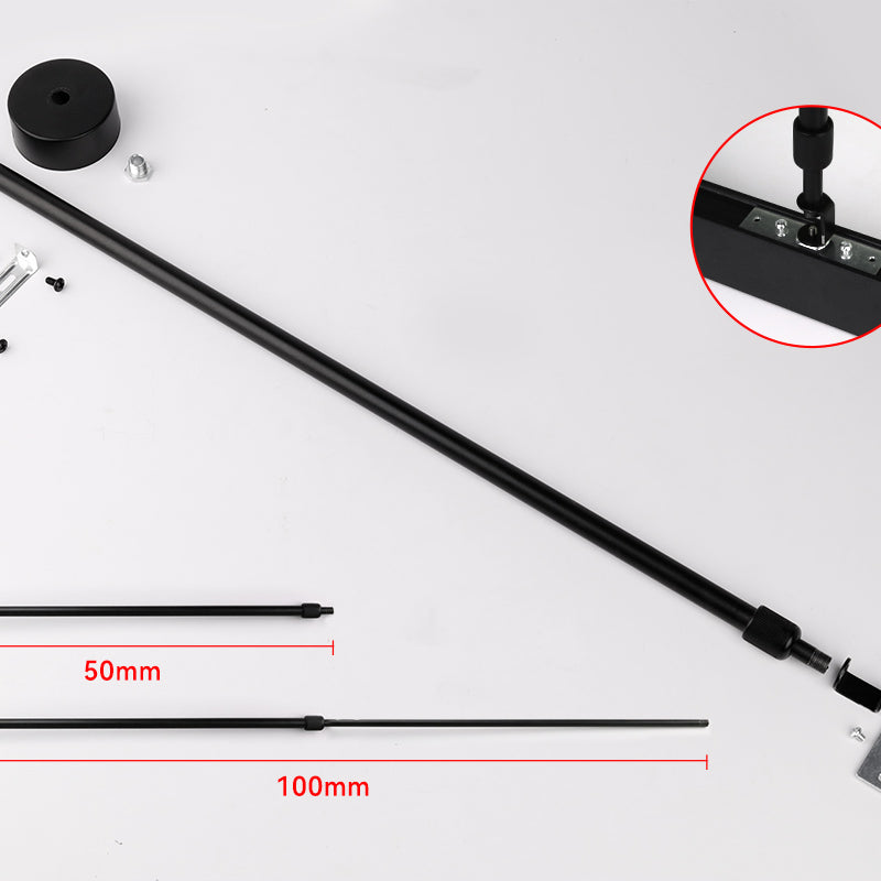 Magnētisko sliežu stiprinājums no 500mm-1000mm