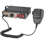 VEVOR 200 W avārijas brīdinājuma sirēnas komplekts ar 8 signāliem, PA skaļruni un mikrofonu – piemērots policijas, ātrās palīdzības, ugunsdzēsēju un speciālajiem dienestu transportlīdzekļiem