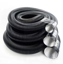 200cm VEVOR sildītāja siltā gaisa izplūdes caurule, melna