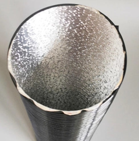 200cm VEVOR sildītāja siltā gaisa izplūdes caurule, melna