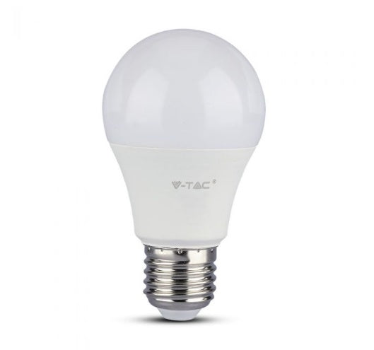 E27 12W(1055Lm) LED Spuldze, A60, IP20, dimmējama, V-TAC, neitrāli balta gaisma 4000K