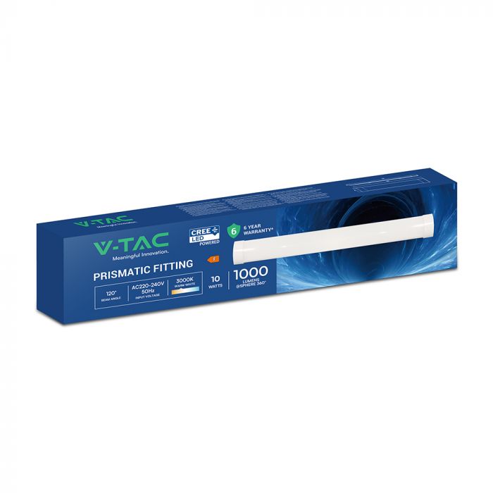 30cm_10W(1000Lm) LED lineārais gaismeklis, V-TAC, IP20, auksti balta gaisma 6500K