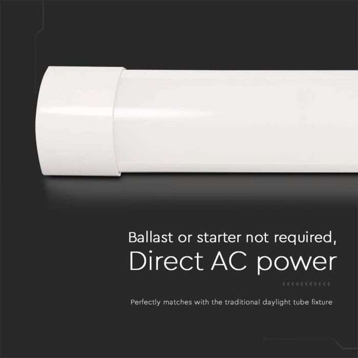 10W(1000Lm) LED lineārais gaismeklis, V-TAC, IP20, 300x76x24mm, neitrāli balta gaisma 4000K