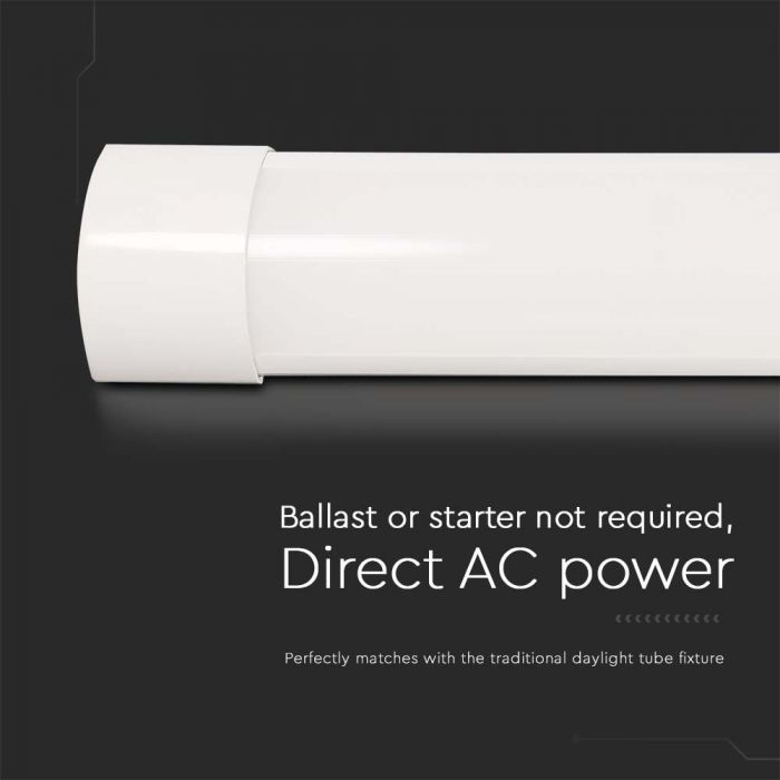 10W(1000Lm) ED Lineaarne valgusti, 30cm, V-TAC SAMSUNG, IP20, 5 aastat garantiid, ilma pistikuta (kaabliühendus), jaheda valge valgus 6500K