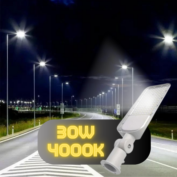 SALE_30W(3000Lm) светодиодный уличный фонарь, V-TAC SAMSUNG, IP65, 5 лет гарантии, нейтральный белый 4000K