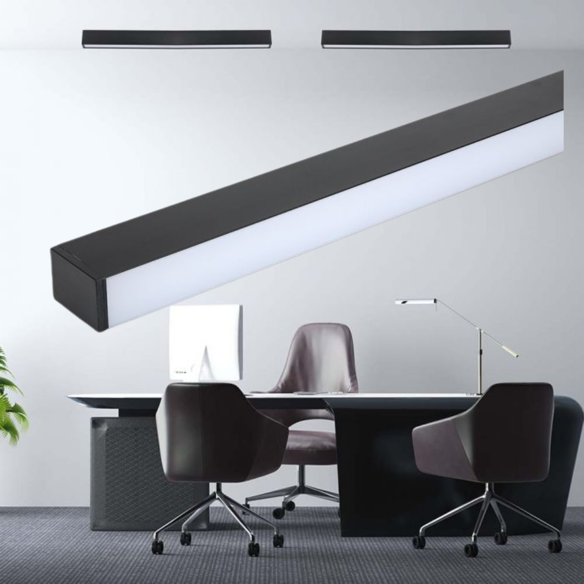 40W(3300Lm) LED linjär armatur, V-TAC SAMSUNG, IP20, 5 års garanti, varmvit 3000K