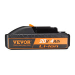 VEVOR 20 V 4,0 Ah litija jonu akumulators – augstas ietilpības rezerves akumulatoru bloks elektroinstrumentiem, saderīgs ar 20 V bezvadu elektroinstrumentiem